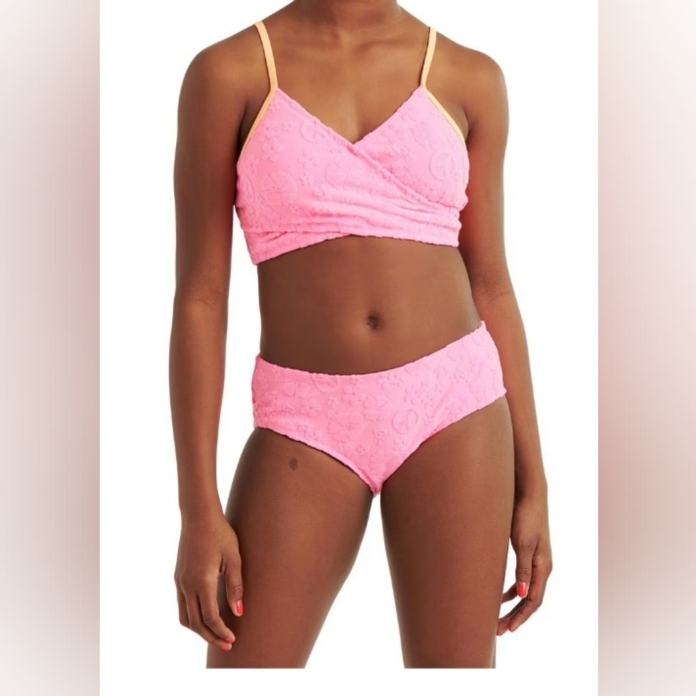Justice size 12 / 14 NWTโ pink bikini